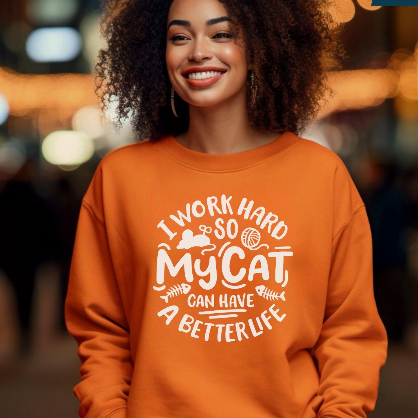 I Work Hard Sweater