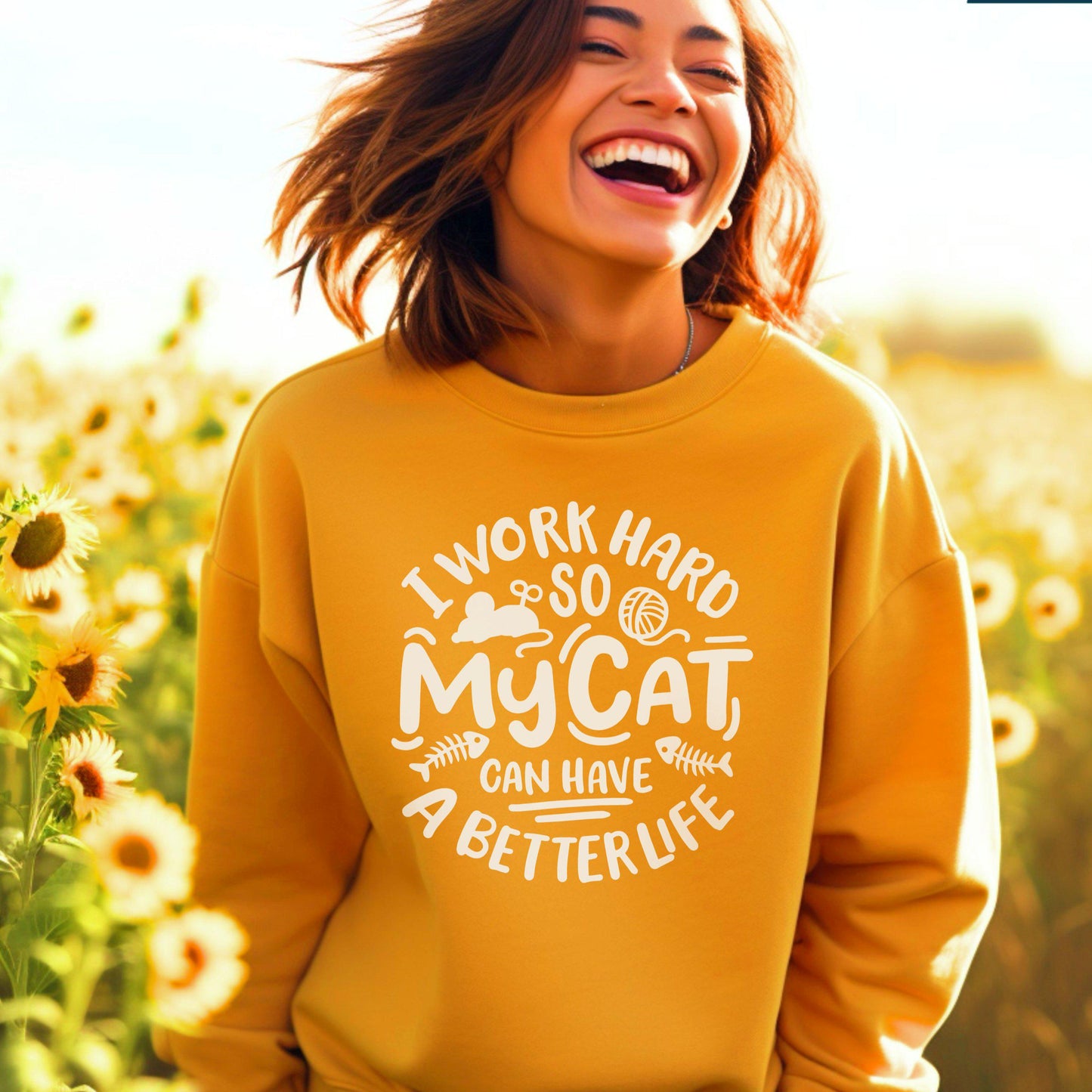 I Work Hard Sweater