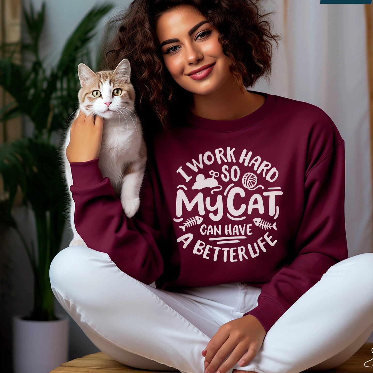 I Work Hard Sweater