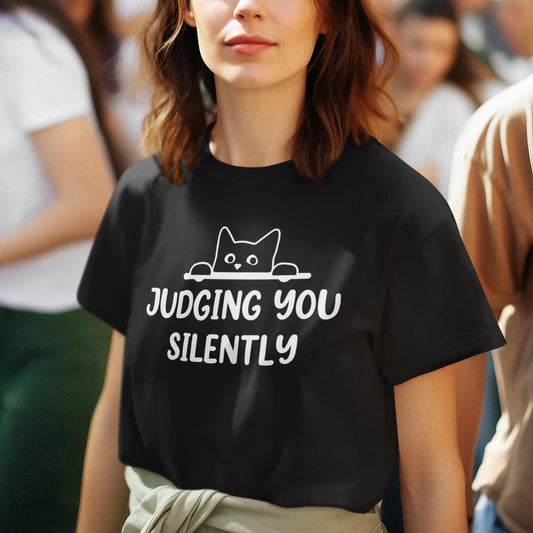 Judging You Silently Tee V5