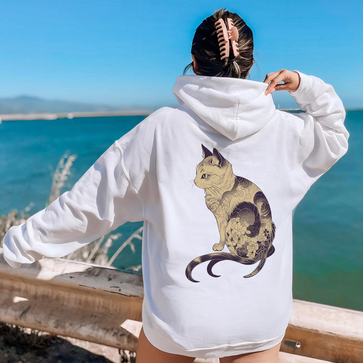Japanese Bakeneko Hoodie