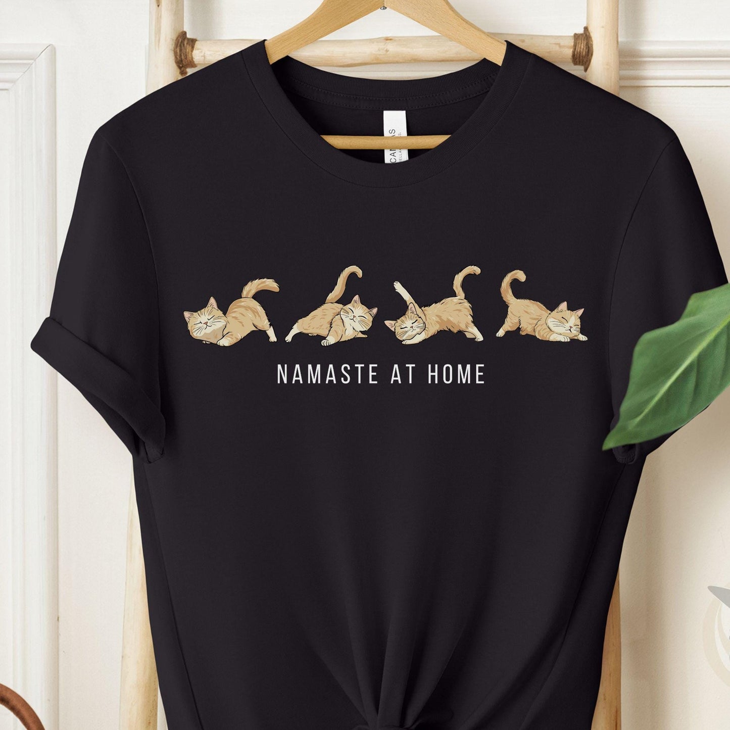 Namaste Cat Yoga Tee