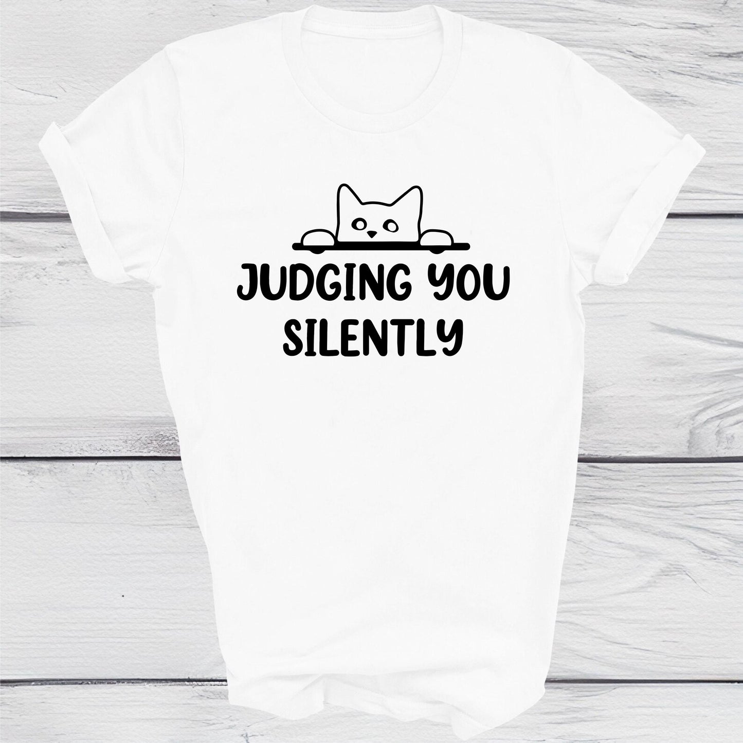 Judging You Silently Tee V5