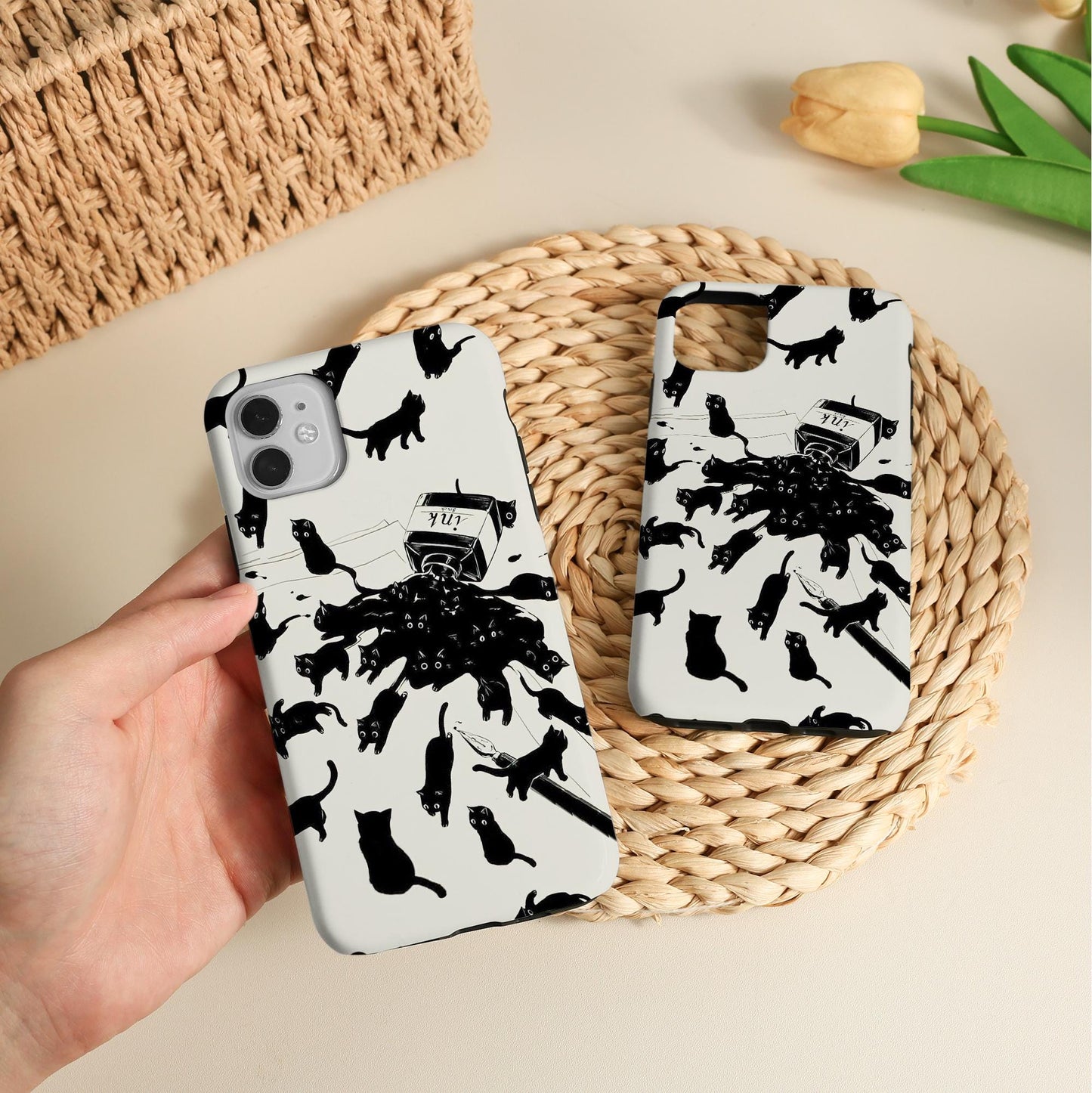 Cat Ink Phone Case