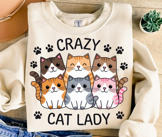 Crazy Cat Lady Sweater