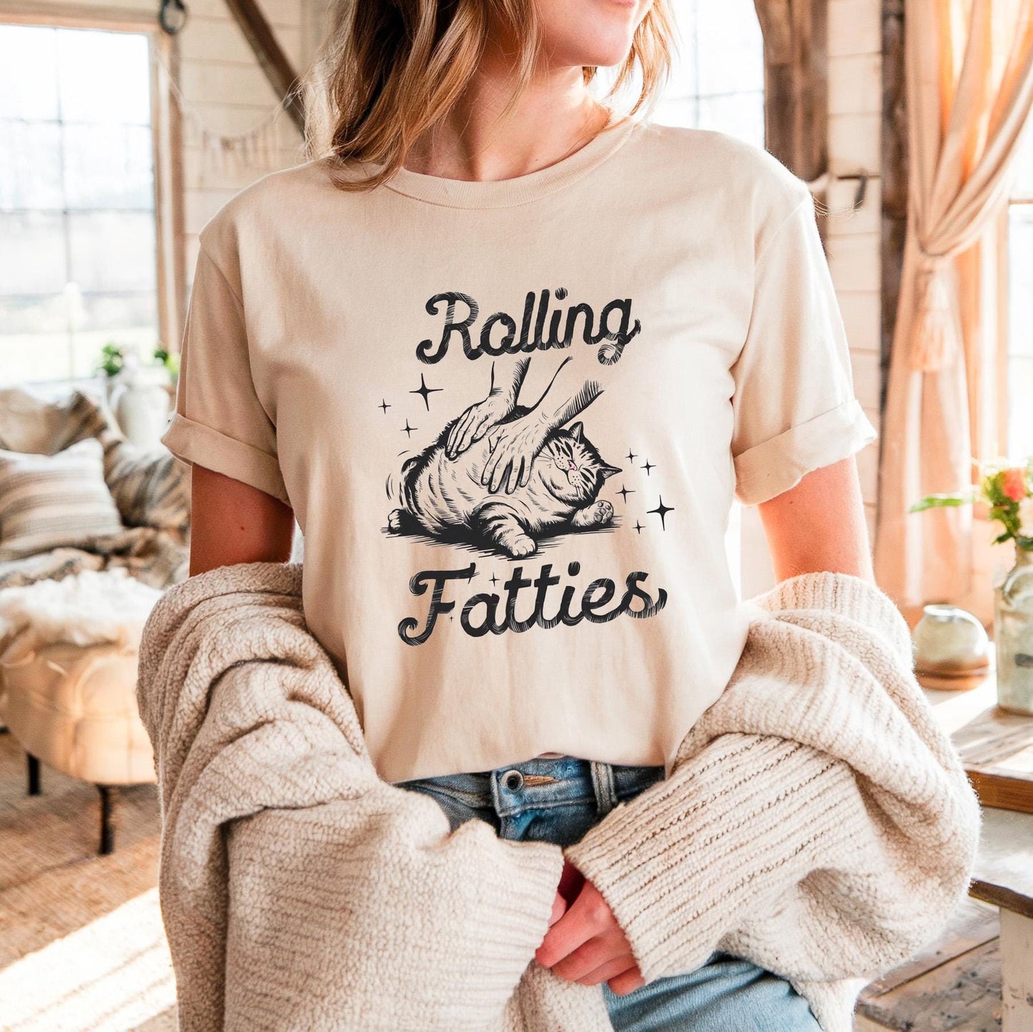 Rolling Fatties Slogan Tee