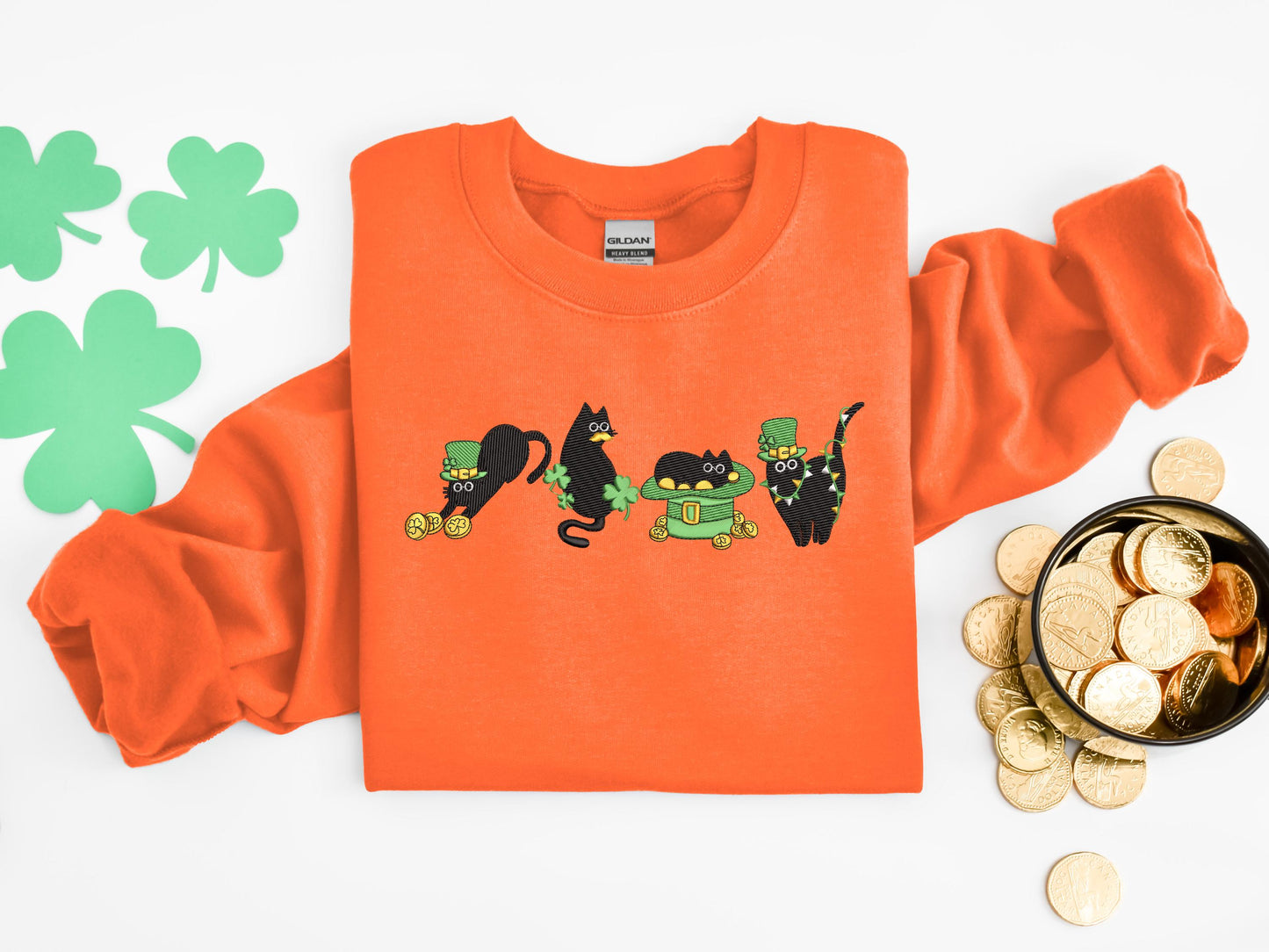 St Patrick's Day Cat Sweater