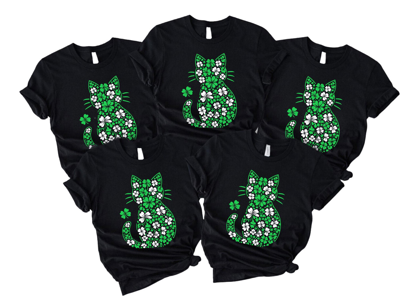 St Patrick's Day Cat Tee