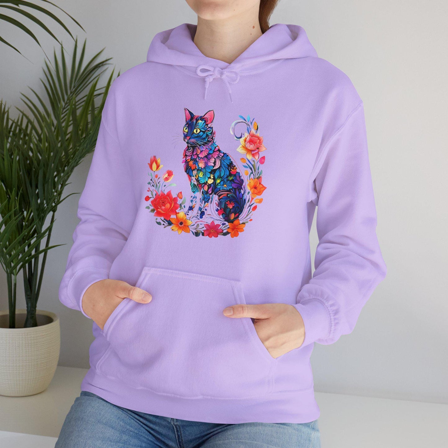 Floral Cat Hoodie 2026
