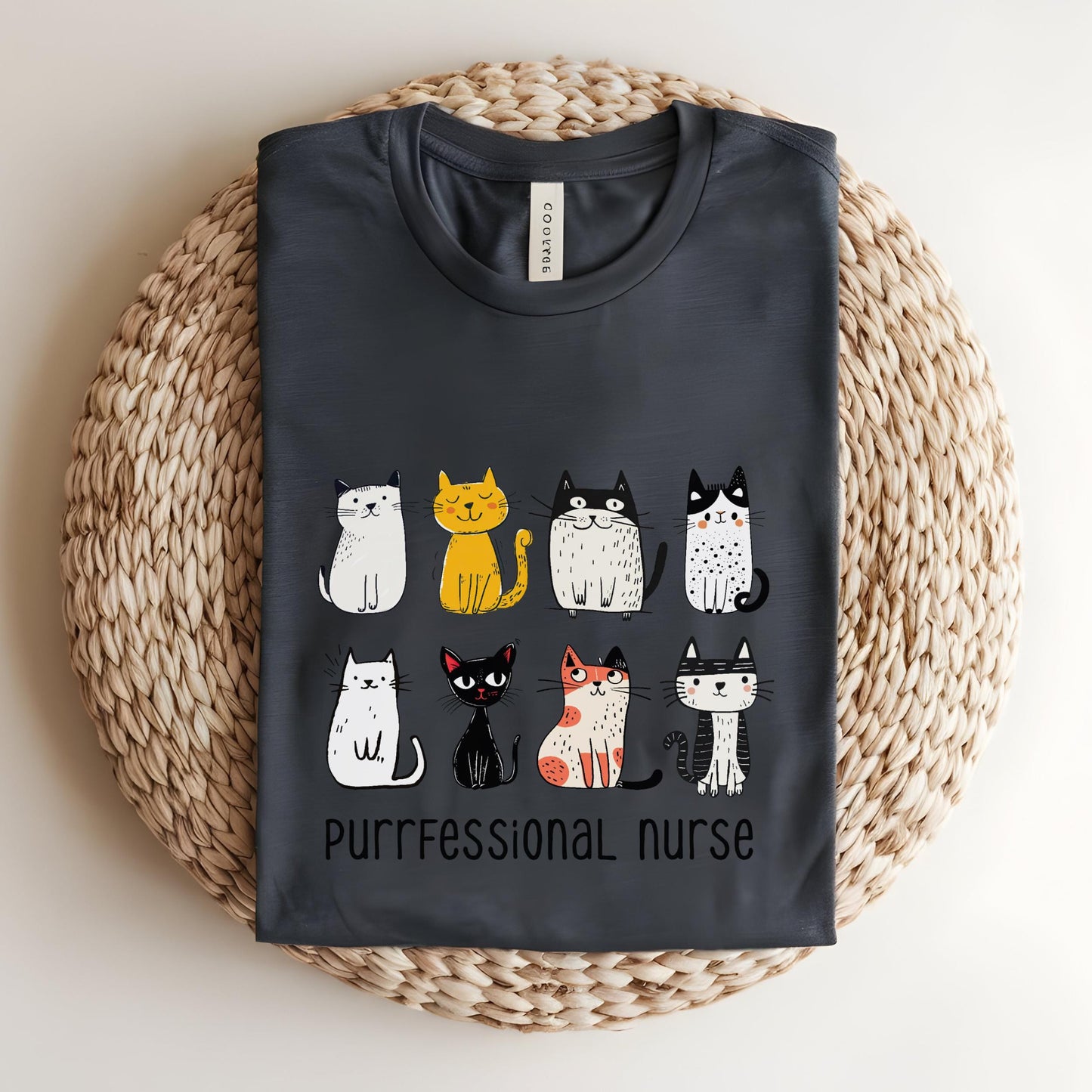 Purrfessional Nurse Tee