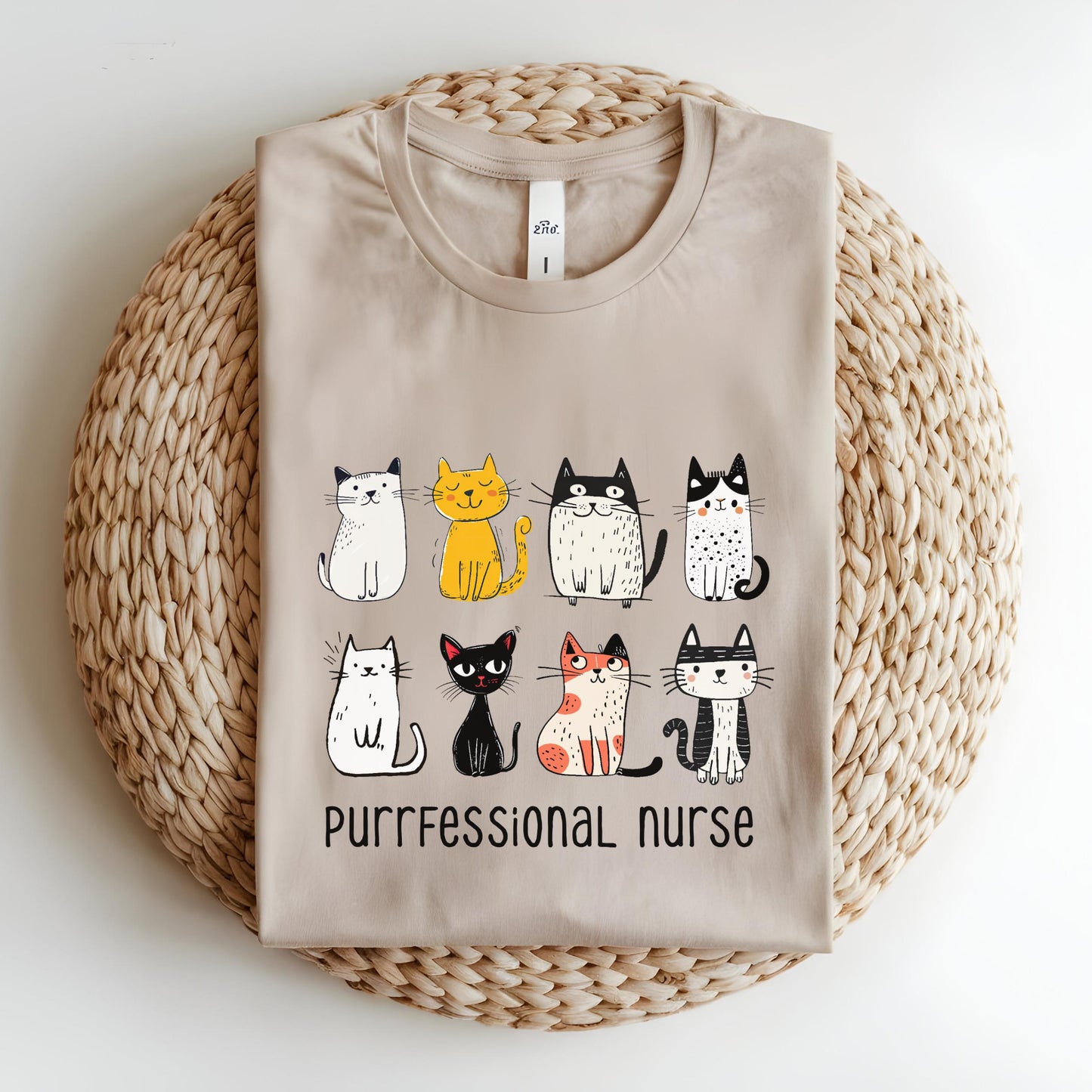 Purrfessional Nurse Tee