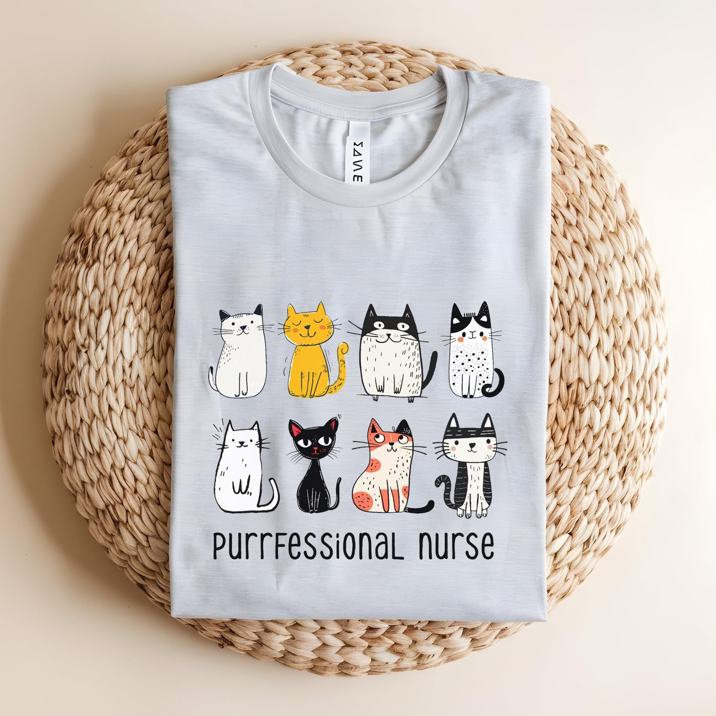 Purrfessional Nurse Tee