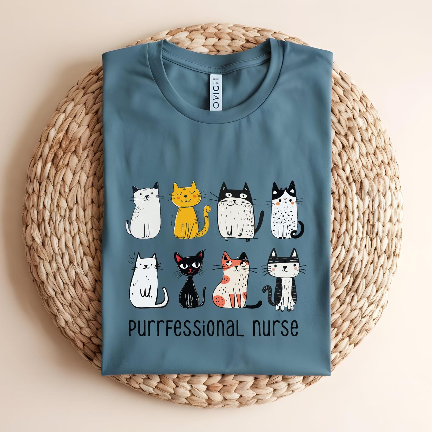 Purrfessional Nurse Tee