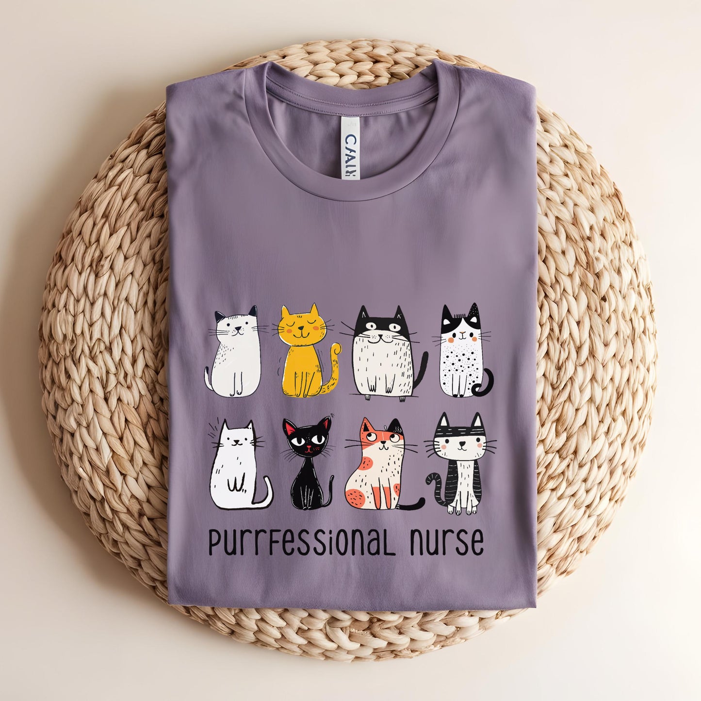 Purrfessional Nurse Tee