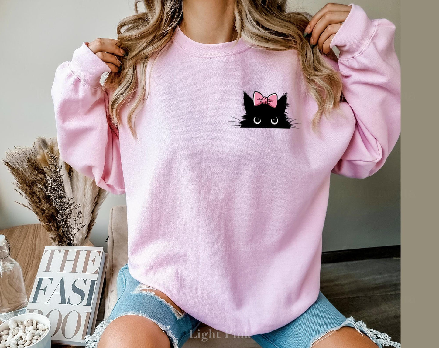 Cat Peeking Sweater