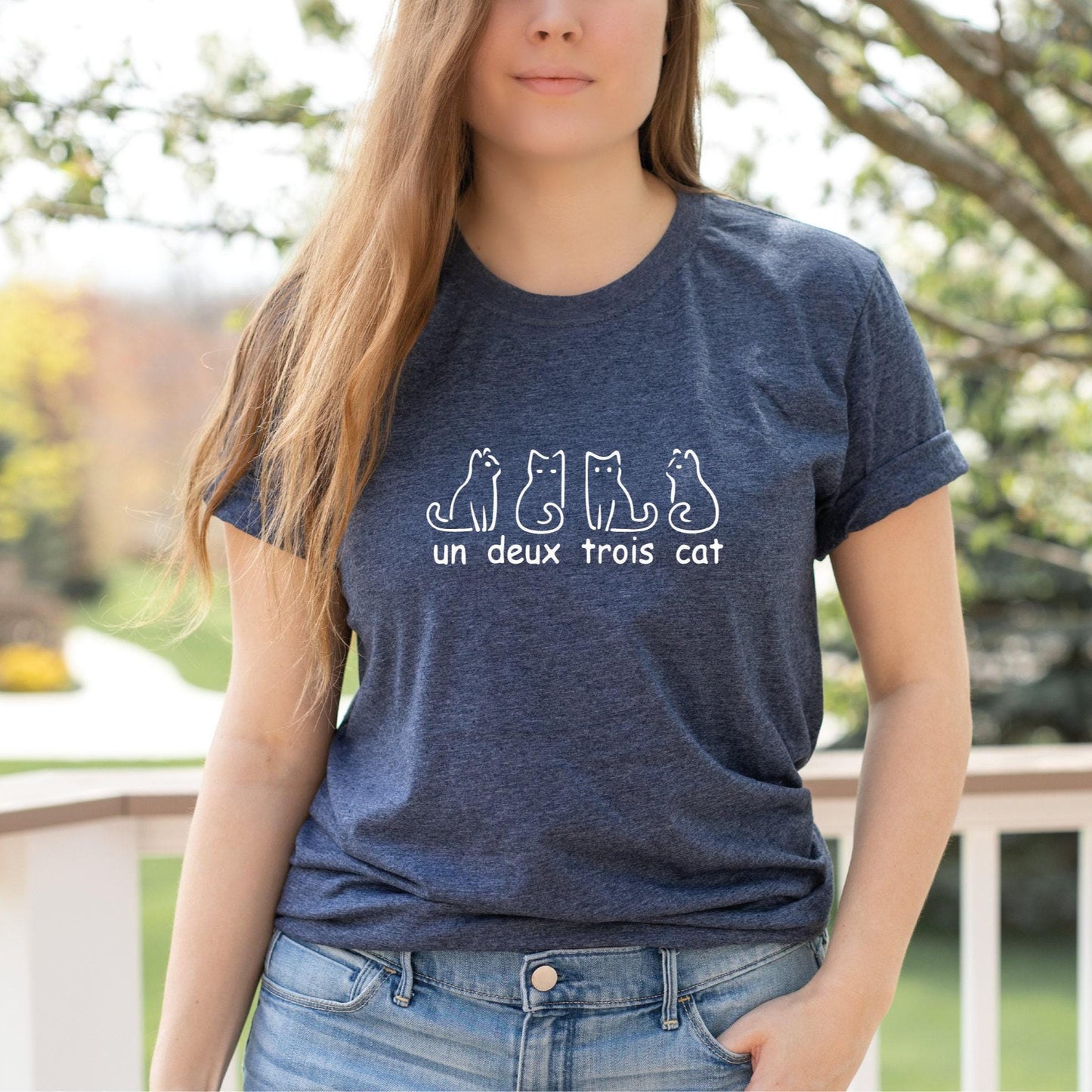 Un Deux Trois Cat Tee V6
