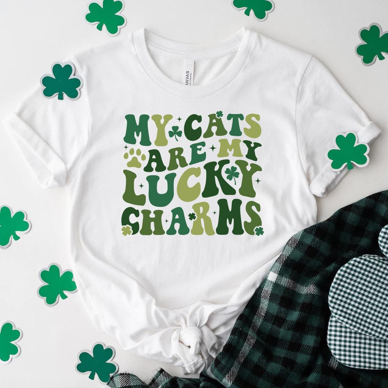 My Cats Are My Lucky Charms Tee