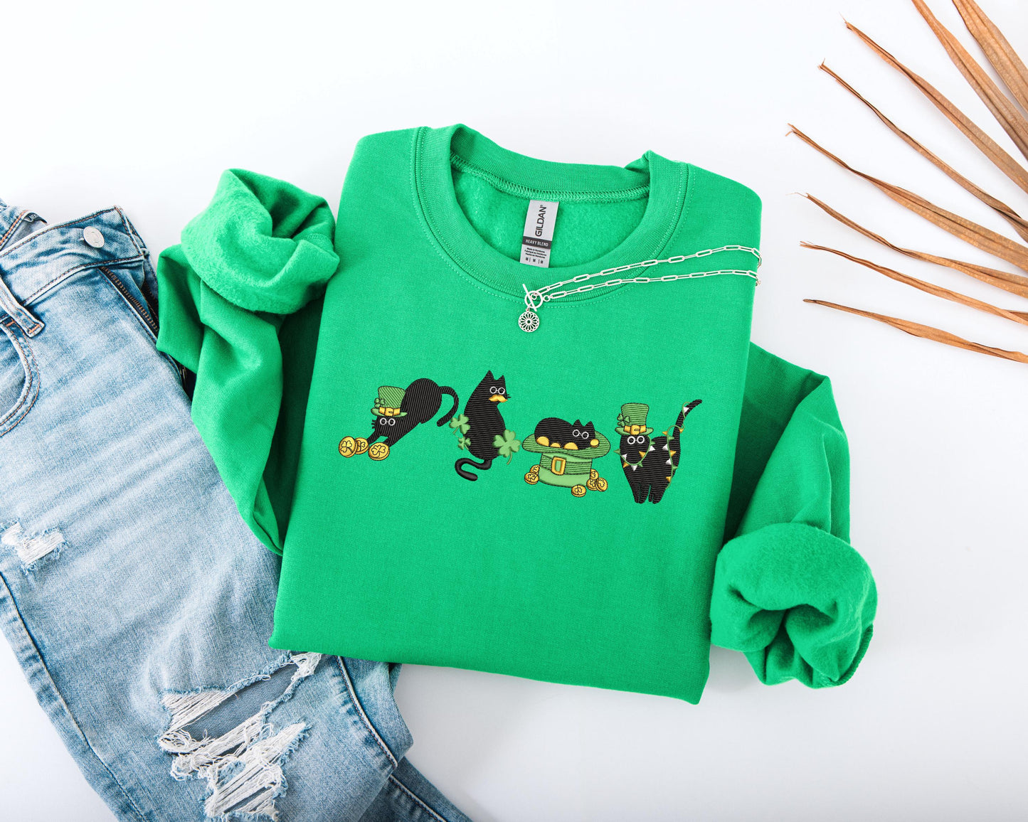 St Patrick's Day Cat Sweater