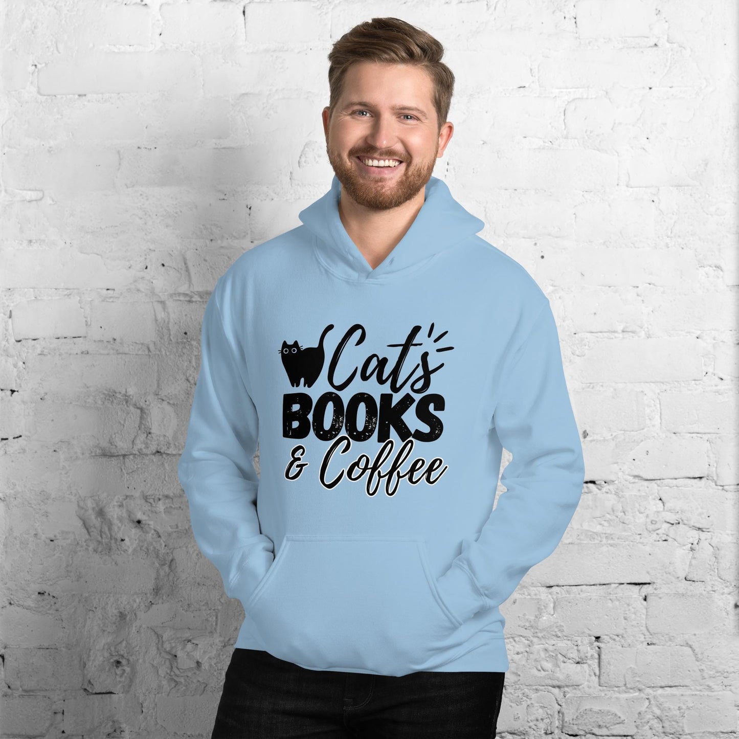 Cats & Books Hoodie V4