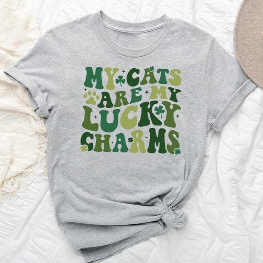 My Cats Are My Lucky Charms Tee