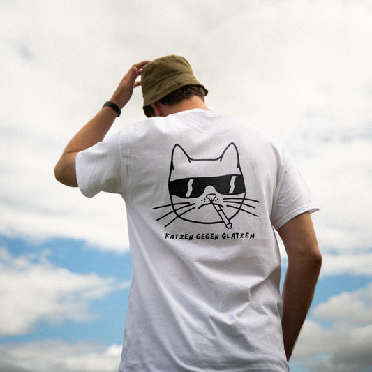 Cats Against Bald Heads Tee