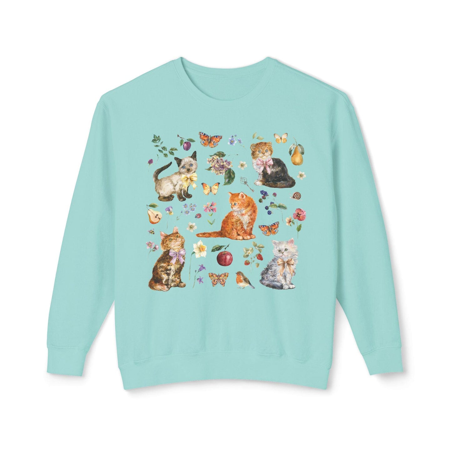 Floral Cat Sweater New