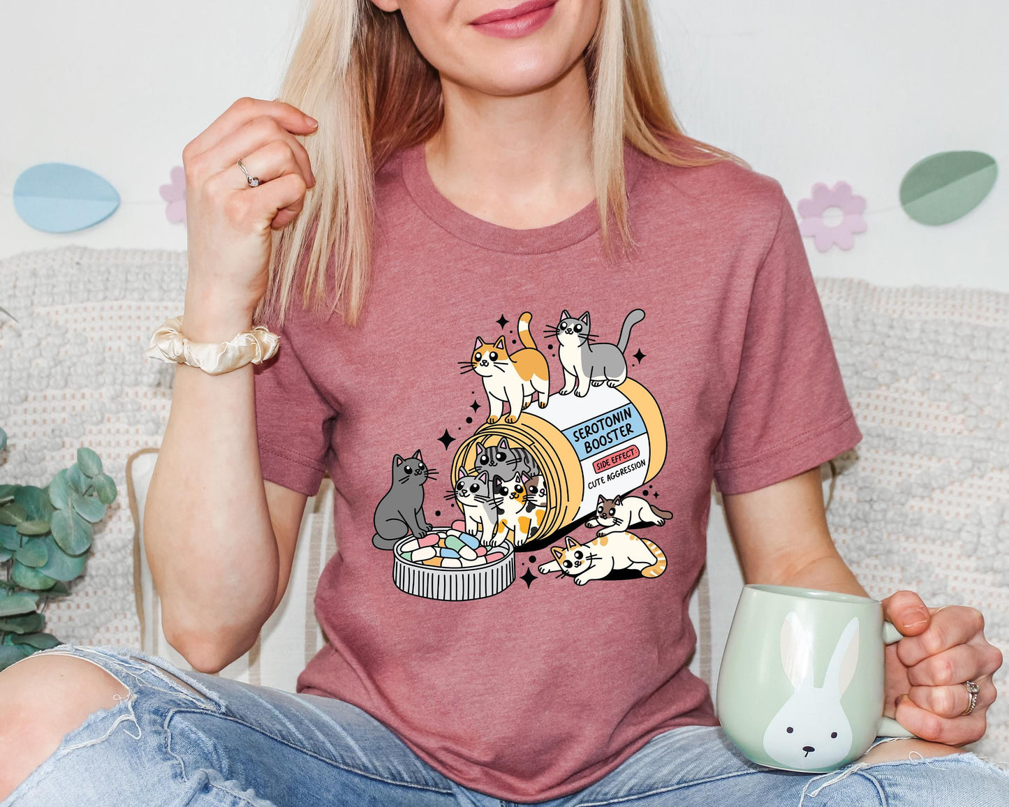 Cat Serotonin Tee
