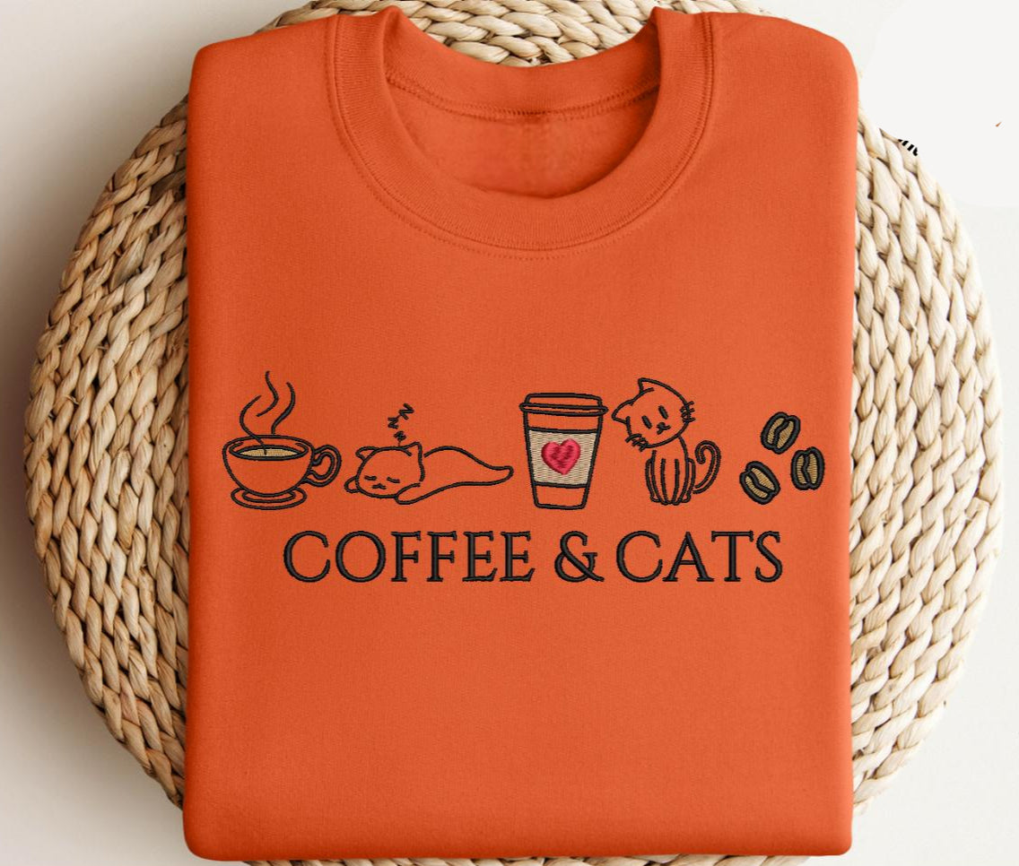 Coffee & Cats Tee New
