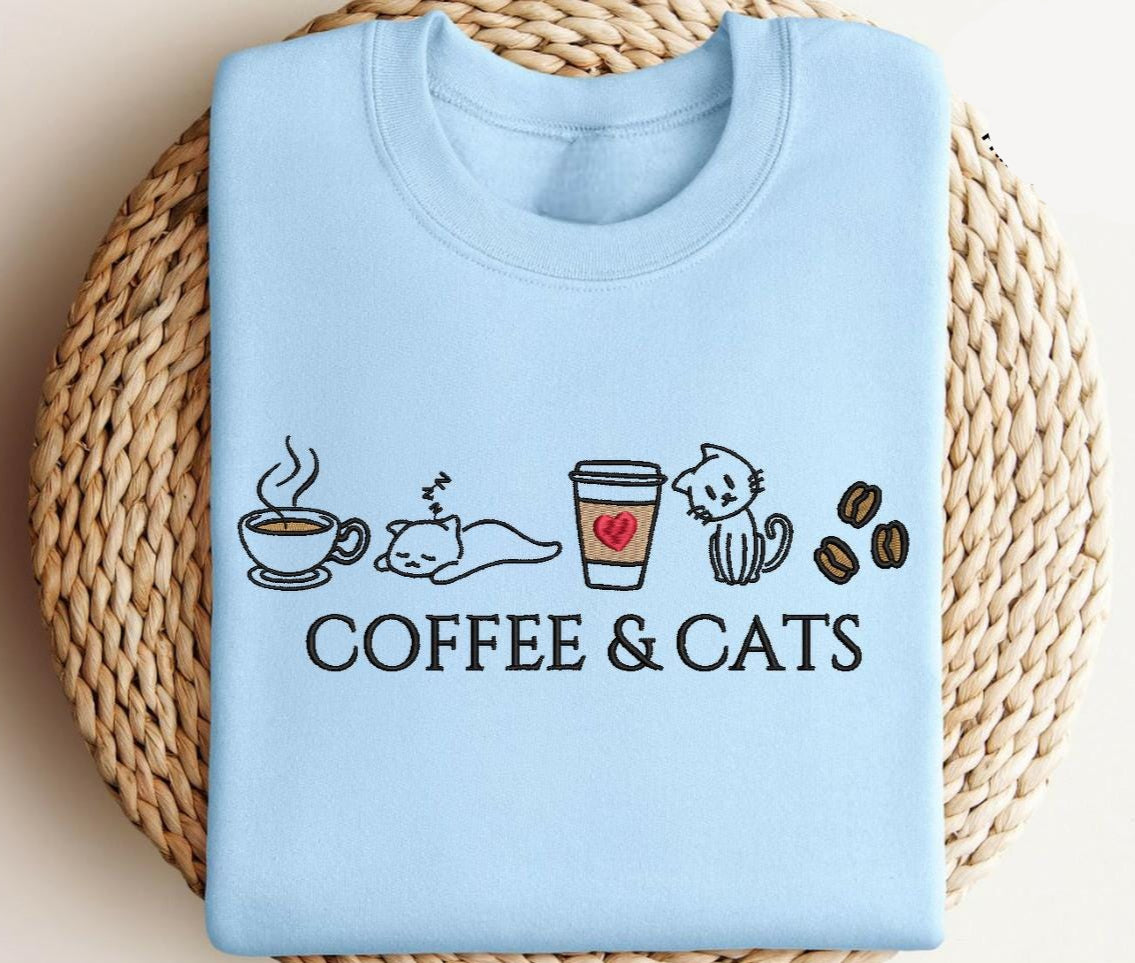 Coffee & Cats Tee New
