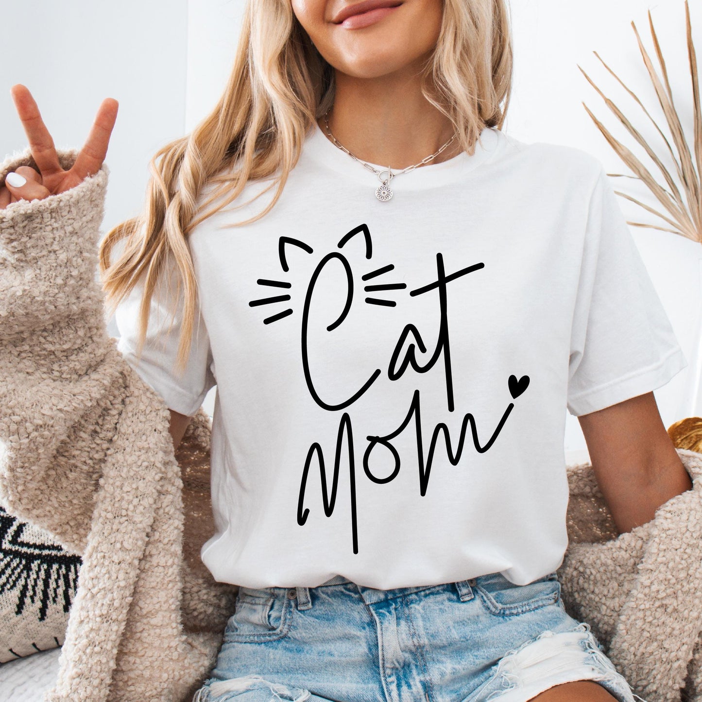 My Cat Mom Tee New