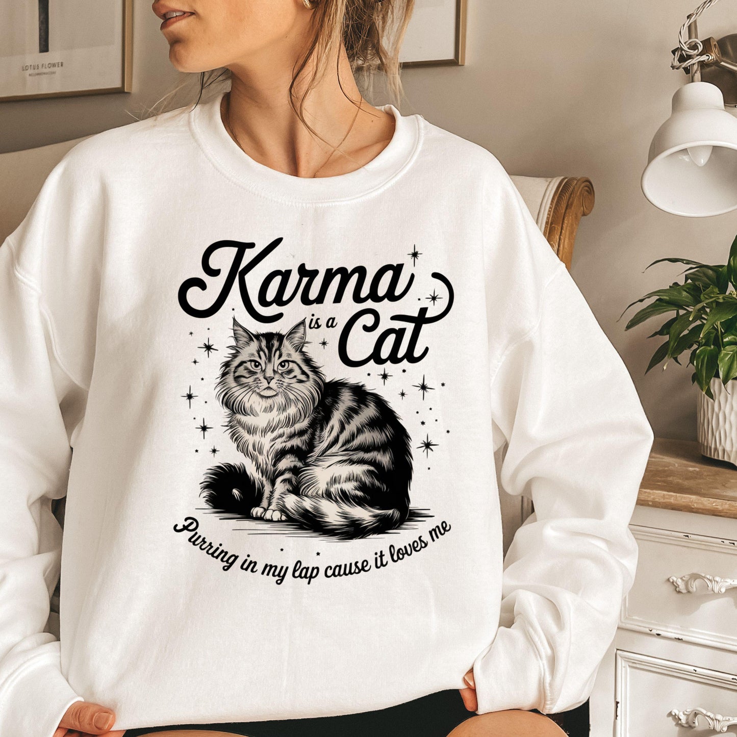 Karma Is A Cat Tee