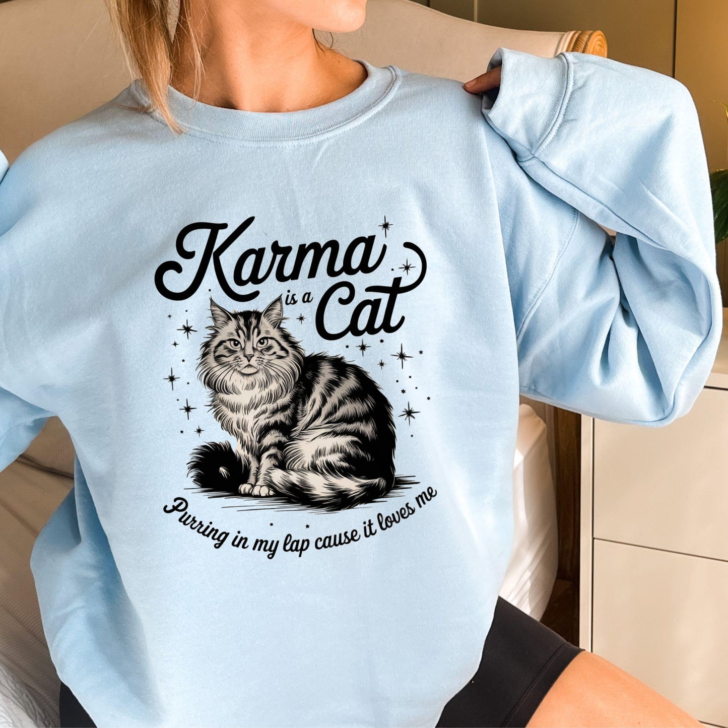 Karma Is A Cat Tee