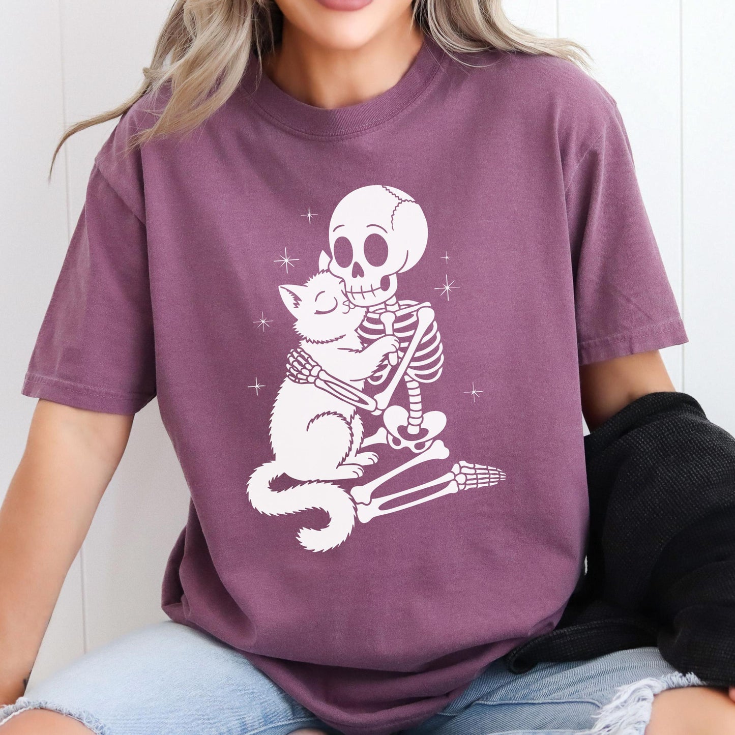Cat Skeleton Tee