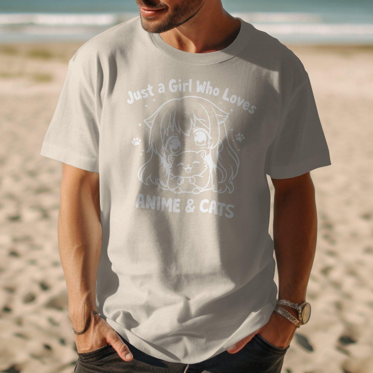 Anime Cat Tee