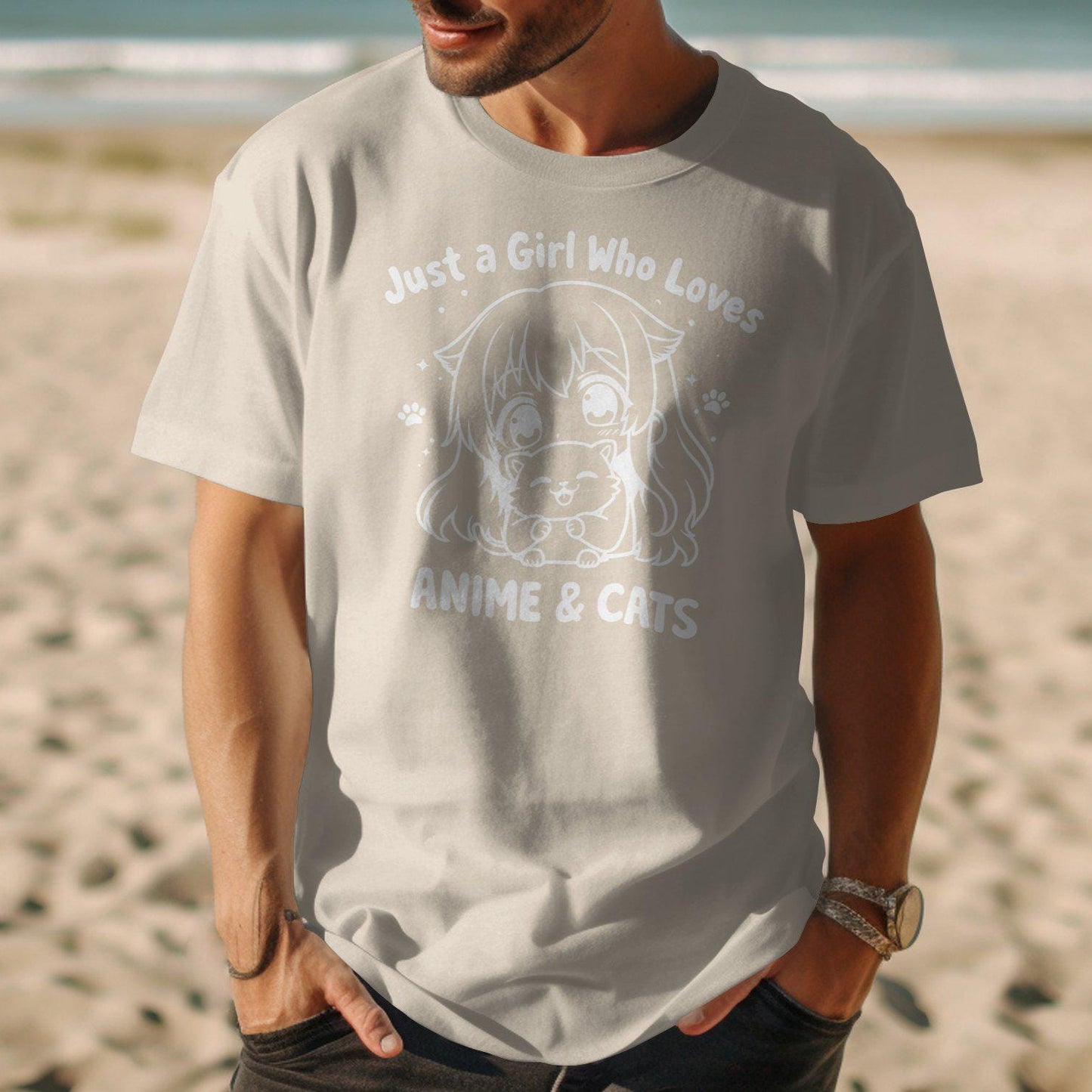 Anime Cat Tee
