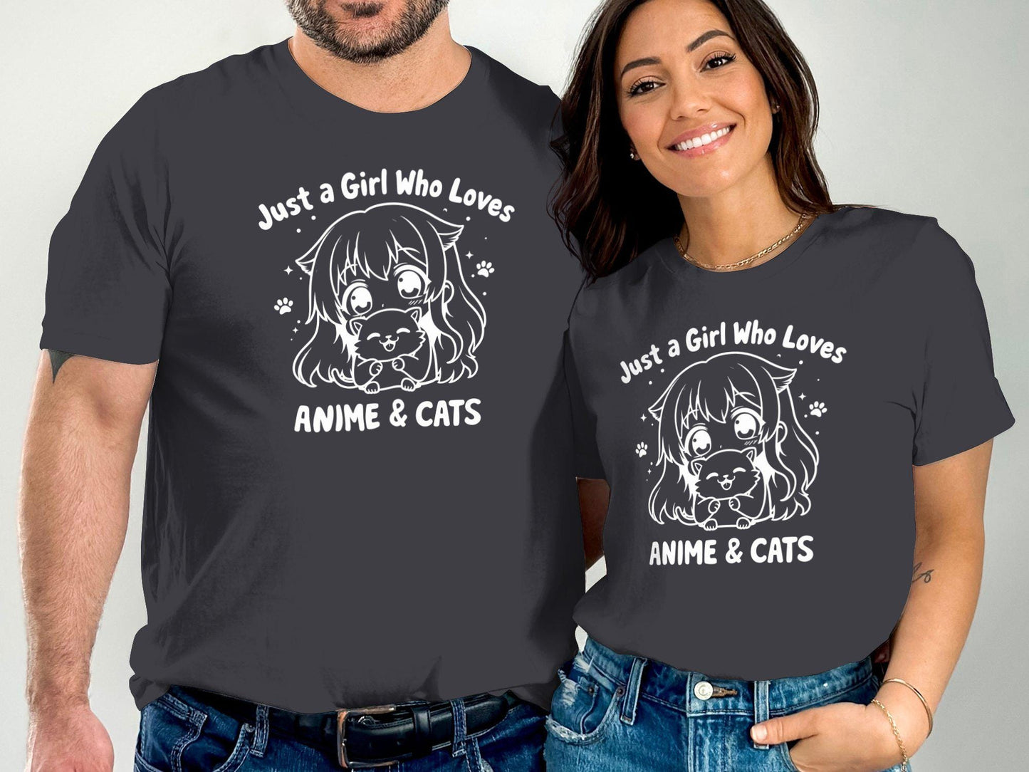 Anime Cat Tee