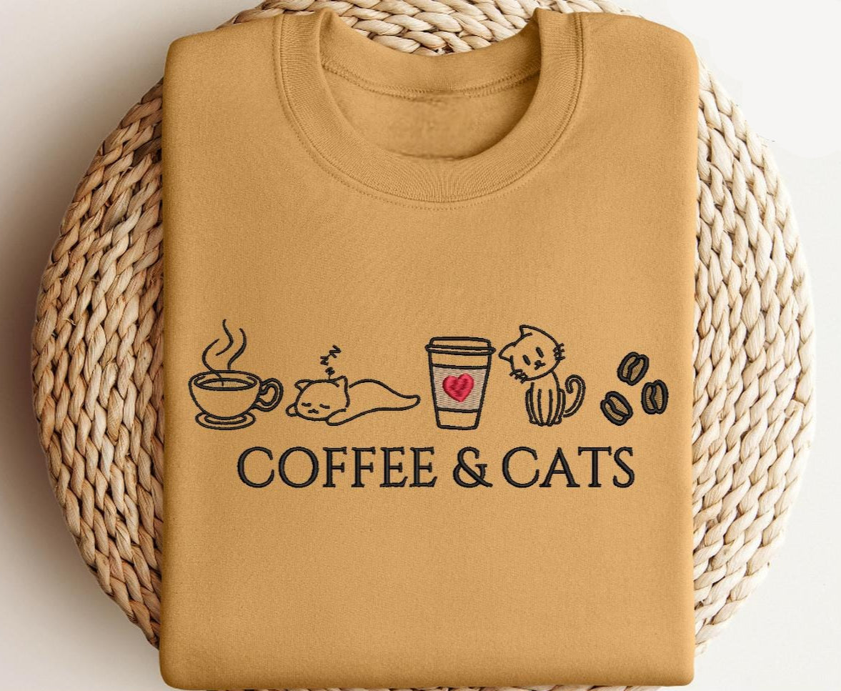 Coffee & Cats Tee New