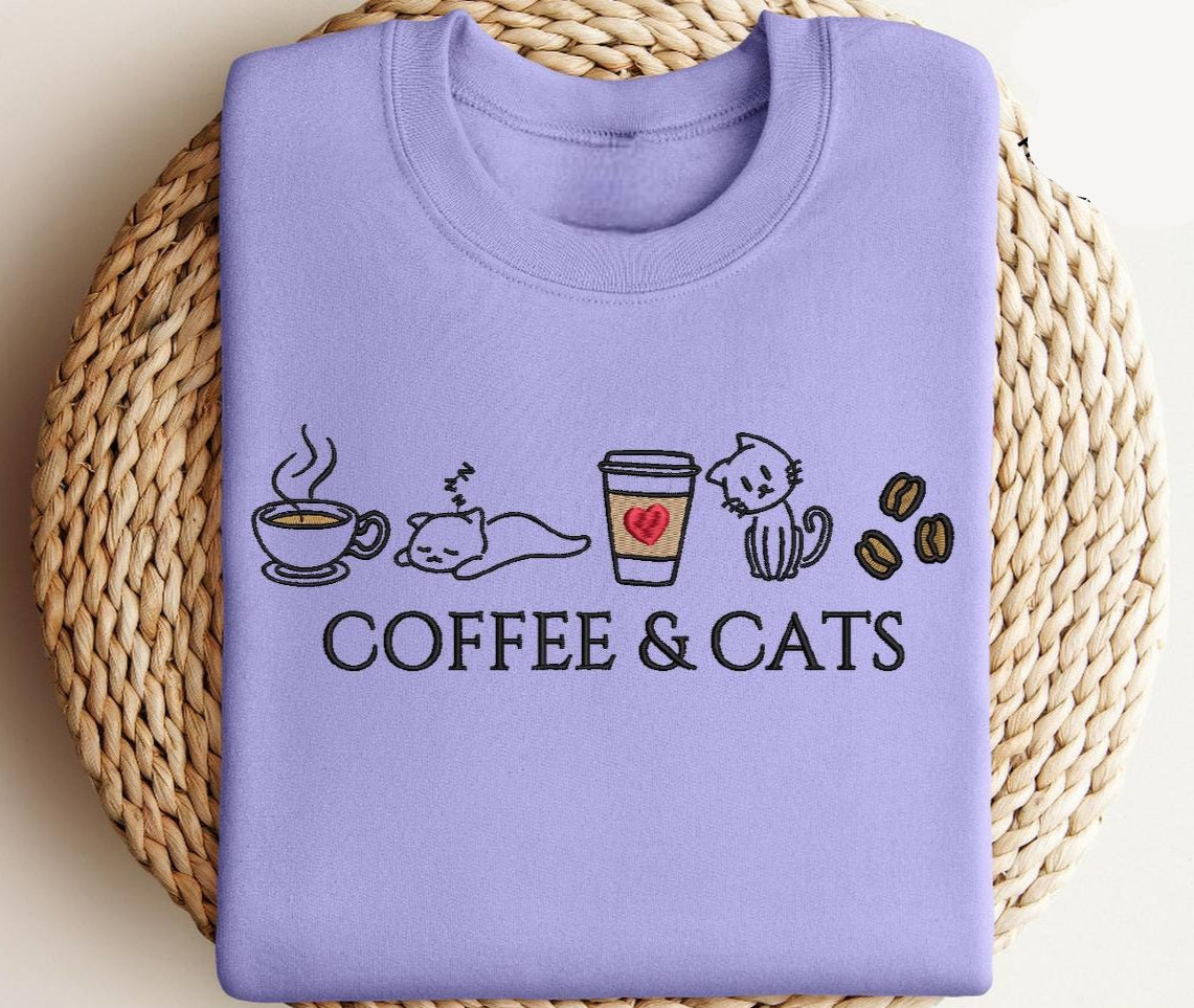 Coffee & Cats Tee New