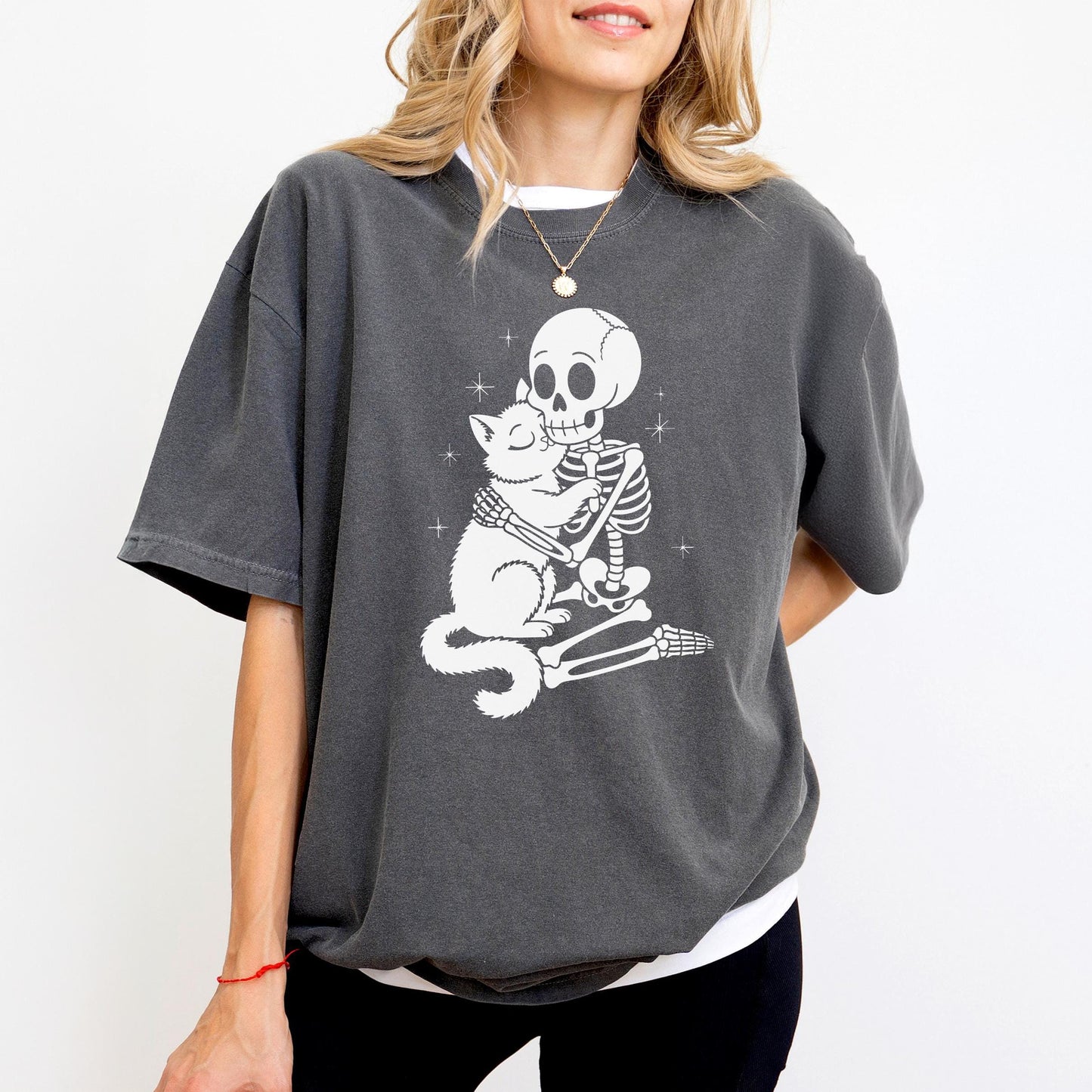 Cat Skeleton Tee