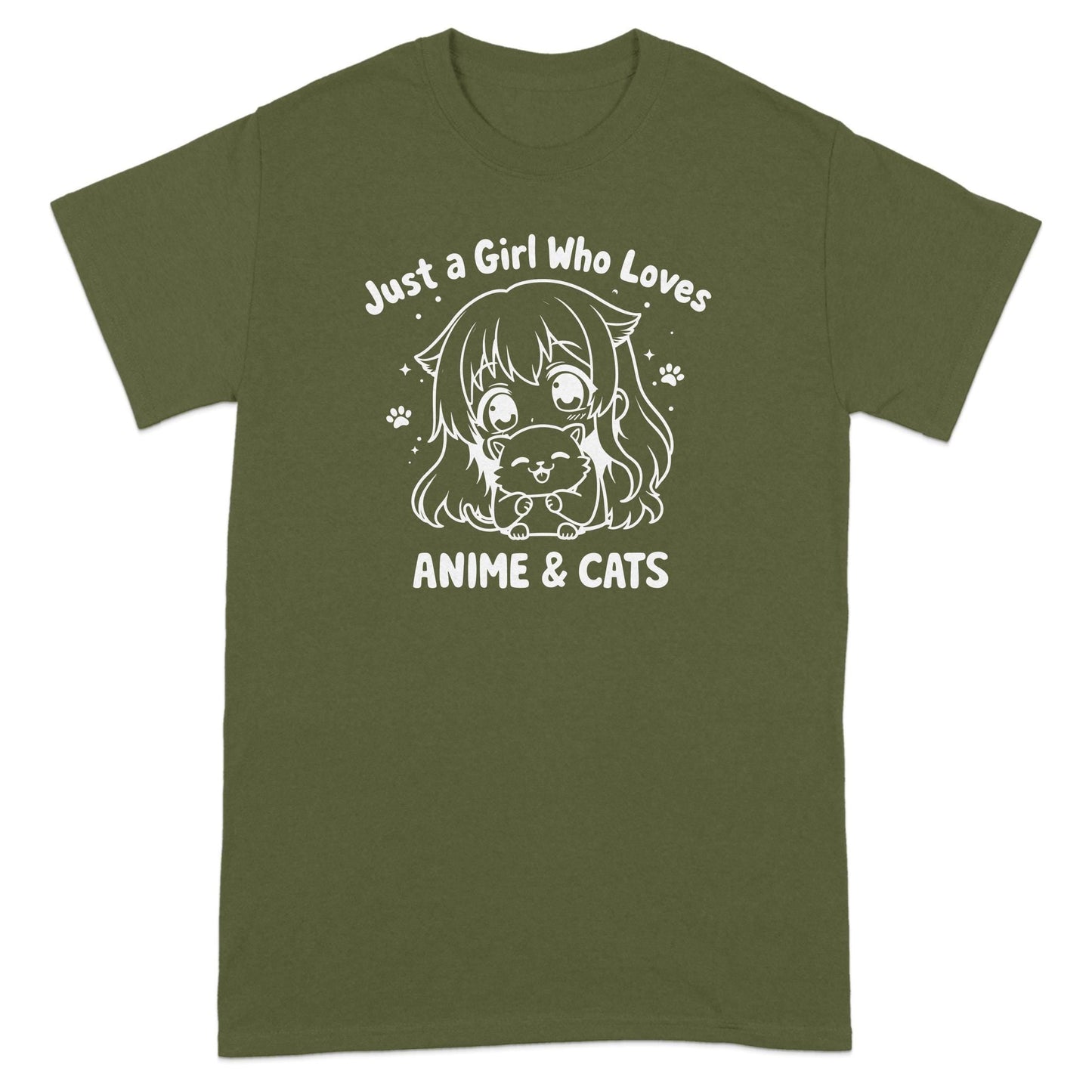 Anime Cat Tee