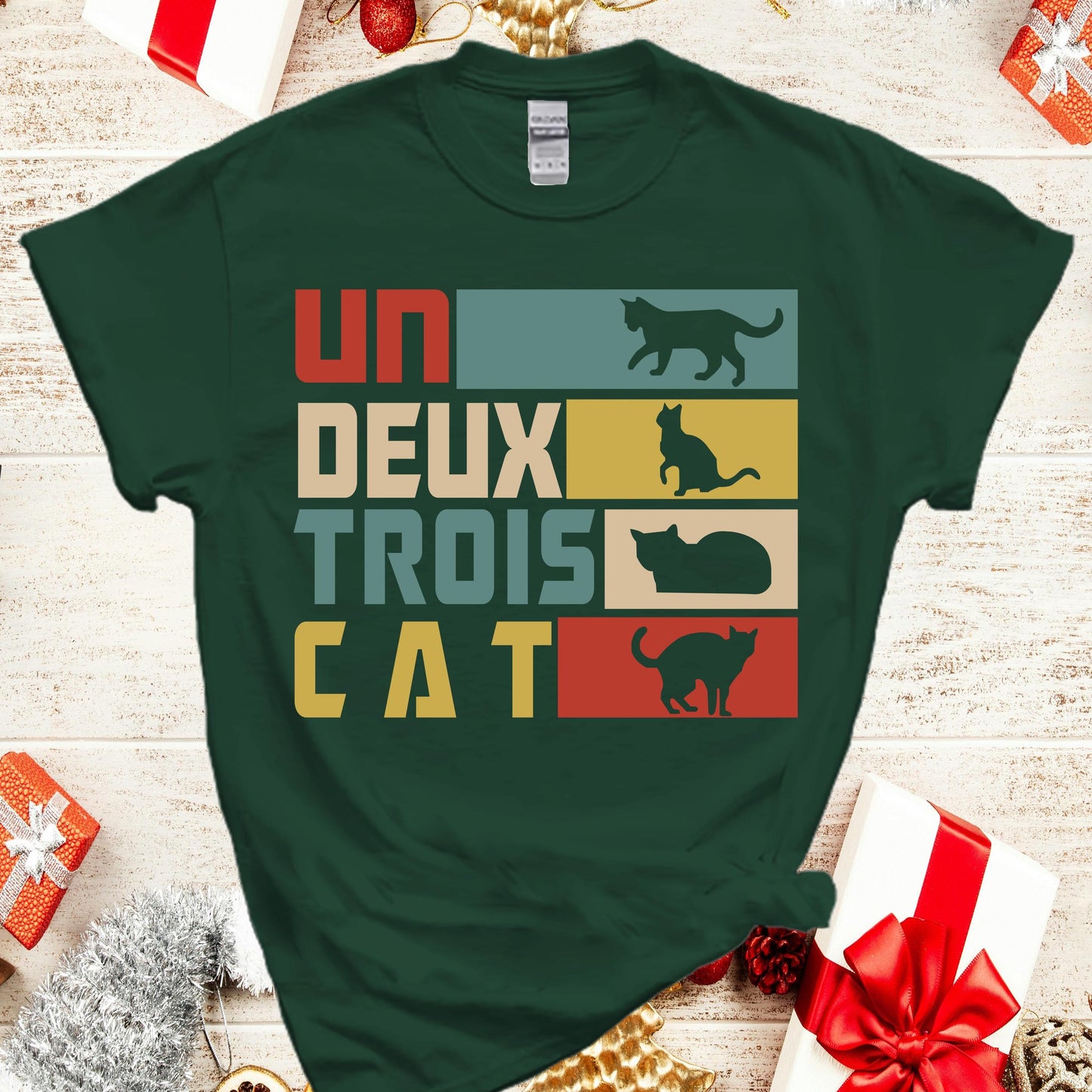 Un Deux Trois Cat Tee V19