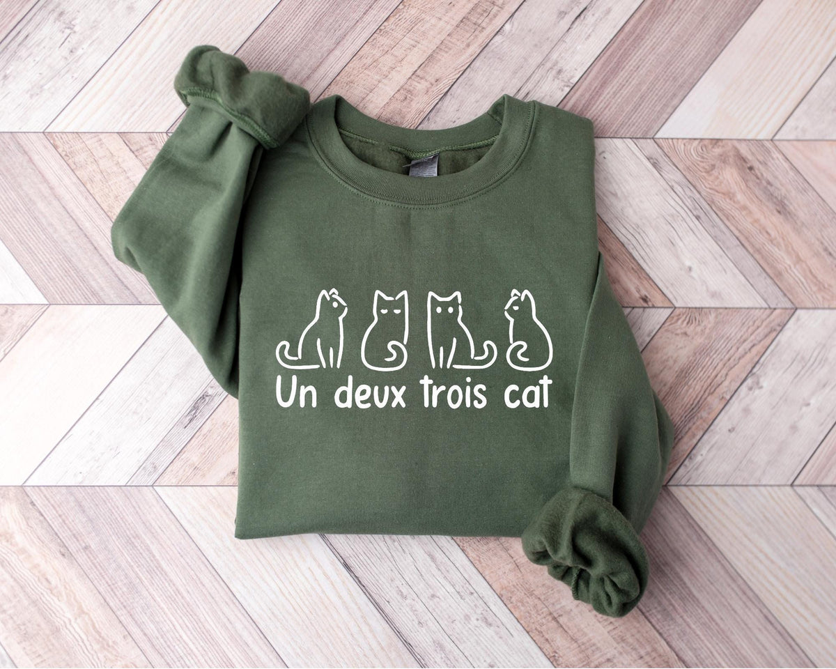 Un Deux Trois Cat Sweater V4