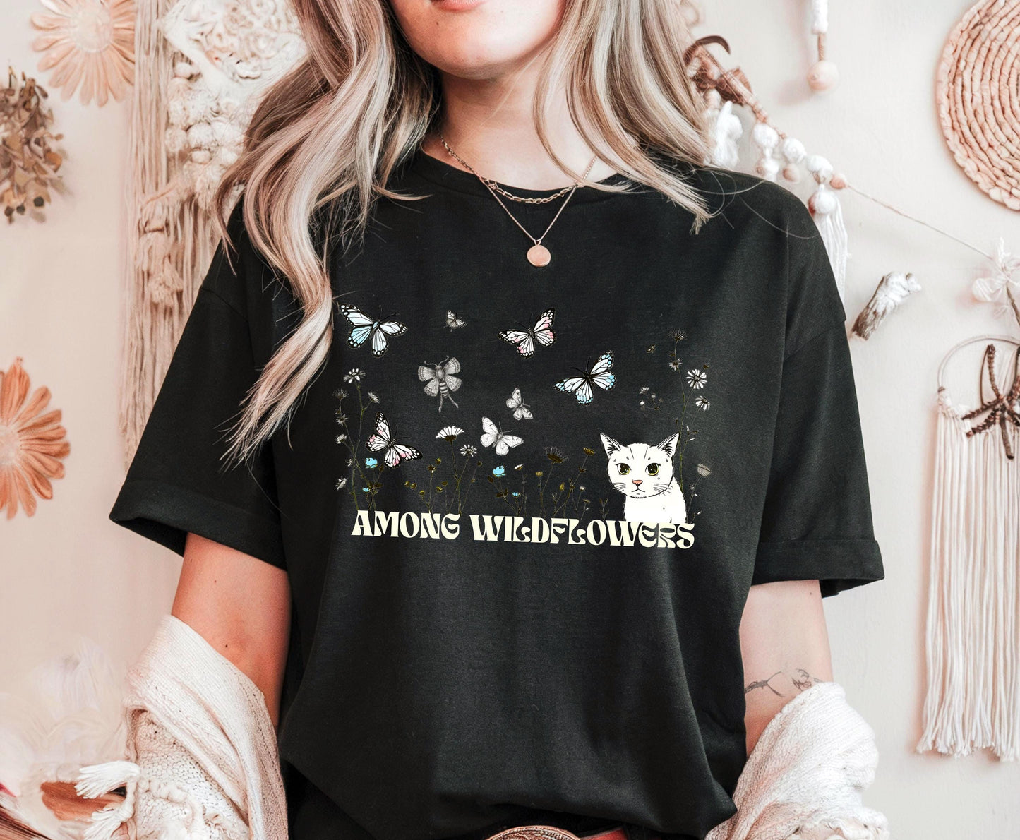 Wildflower Butterfly Graphic Tee