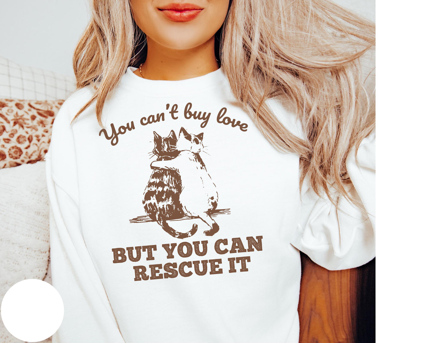 You Can't Buy Love Sweater