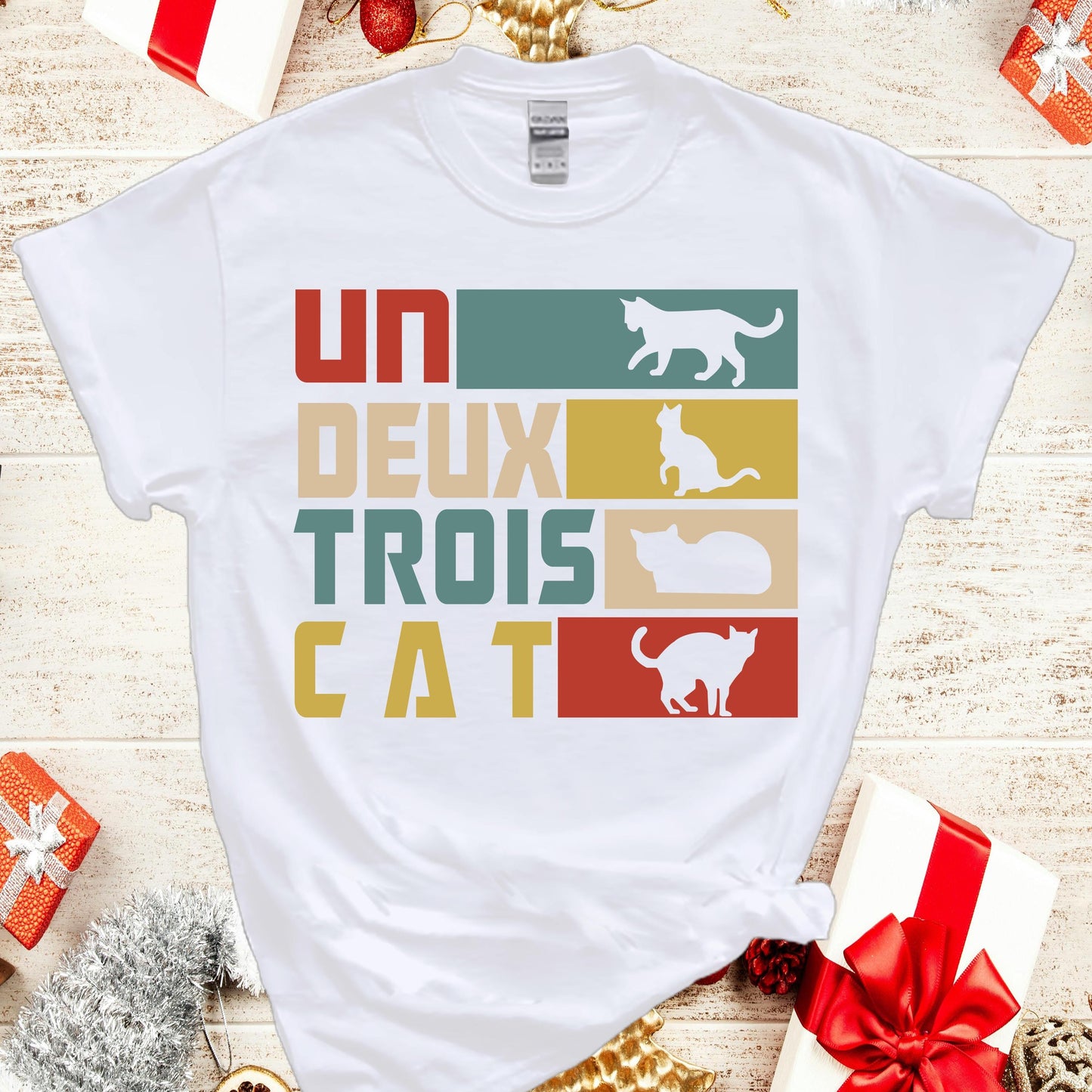 Un Deux Trois Cat Tee V19