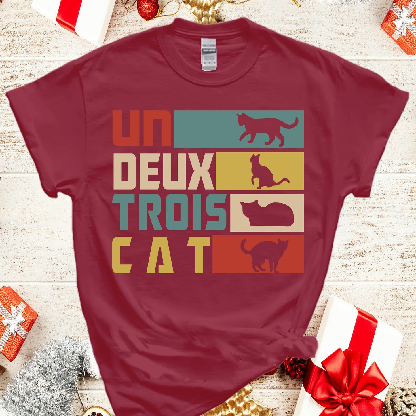 Un Deux Trois Cat Tee V19