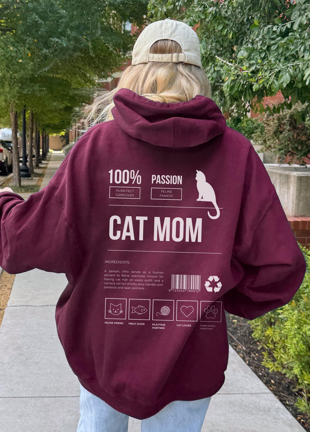 Cat Mom Hoodie V16