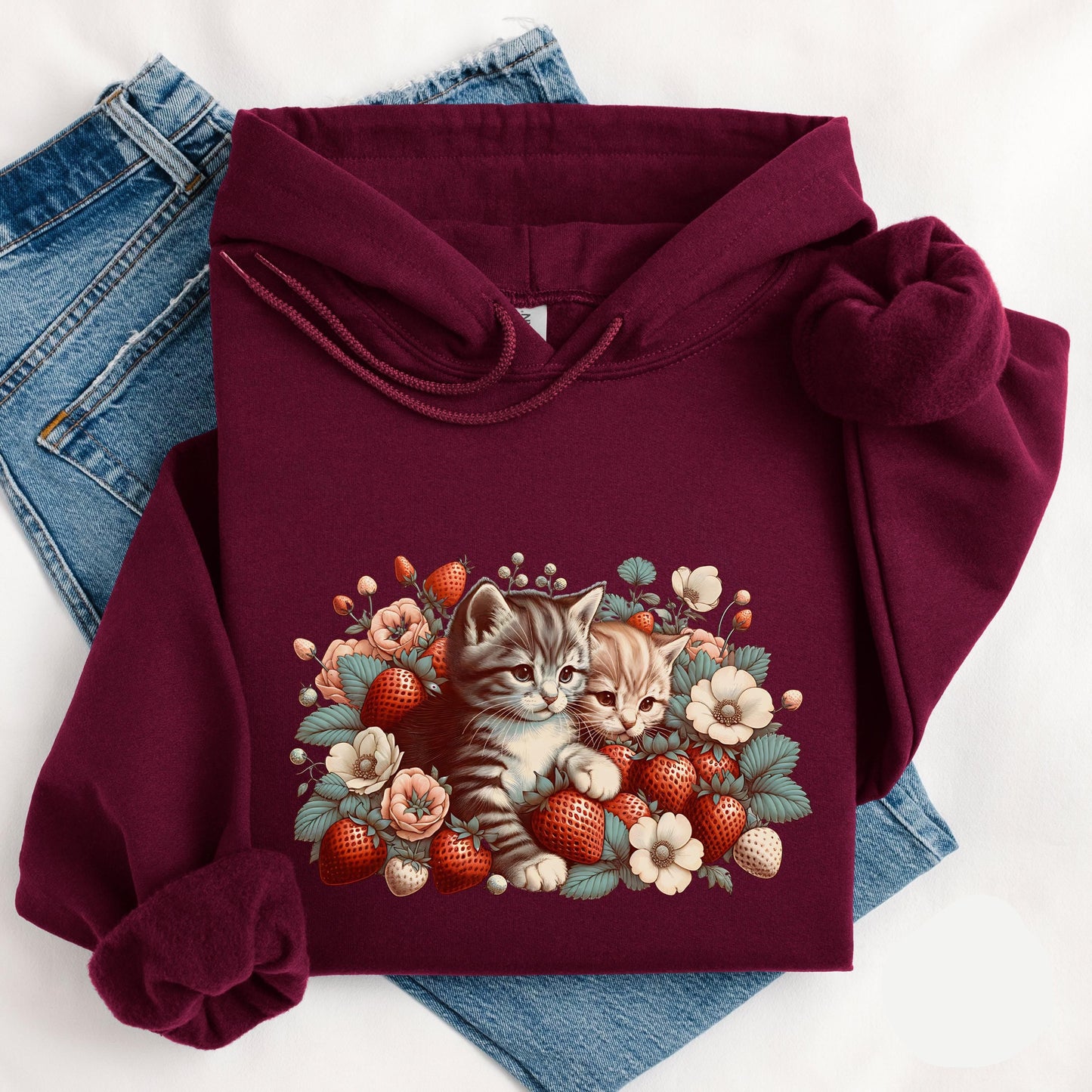 Strawberry Kitten Sweater
