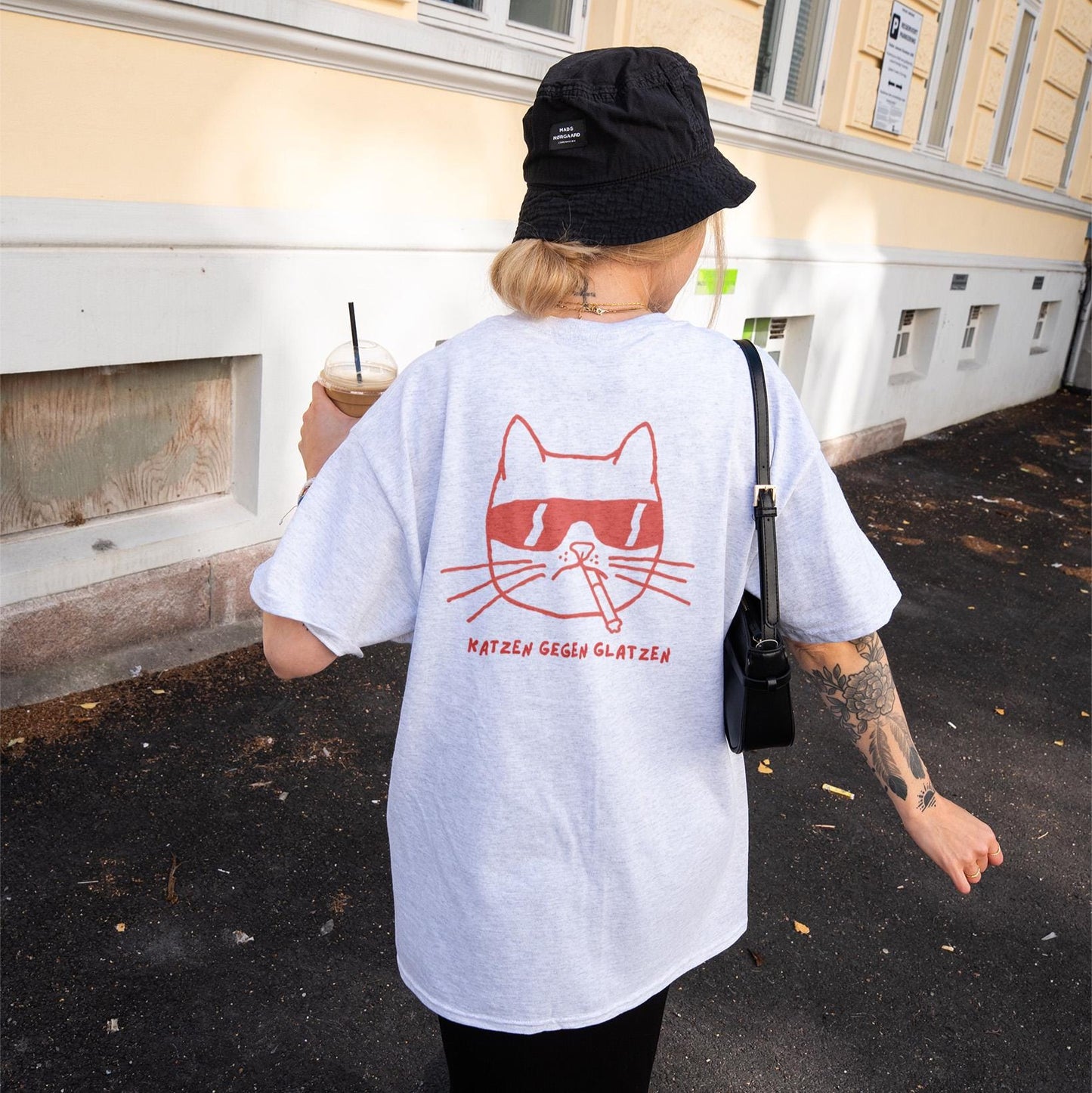 Cats Against Bald Heads Tee