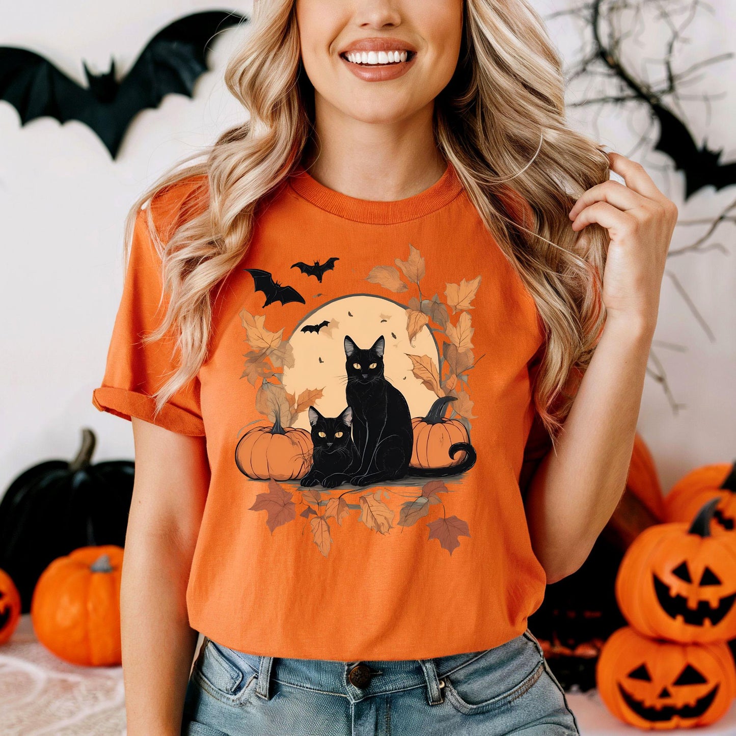 Halloween Cat Tee
